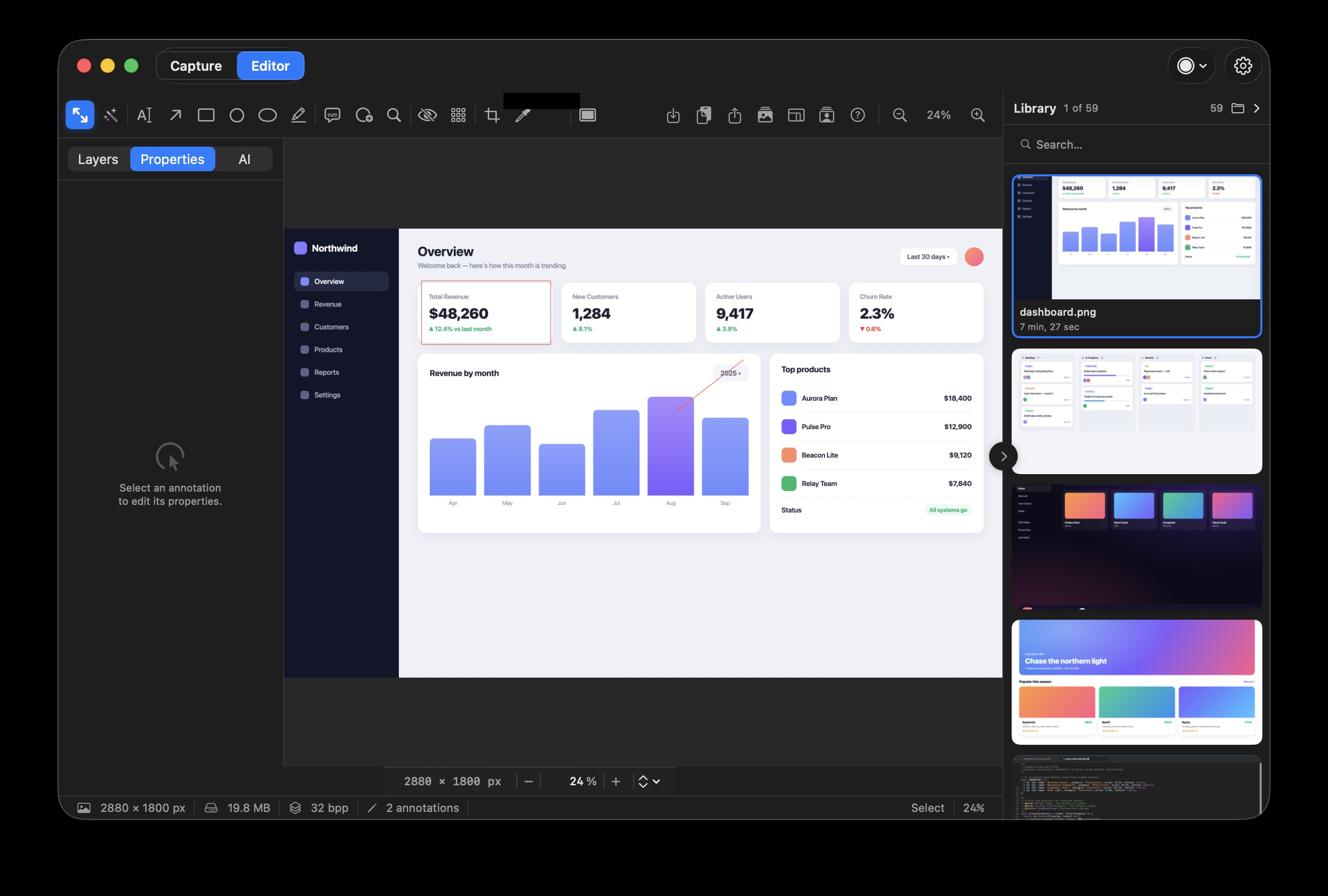 Pixel.Noted markup editor